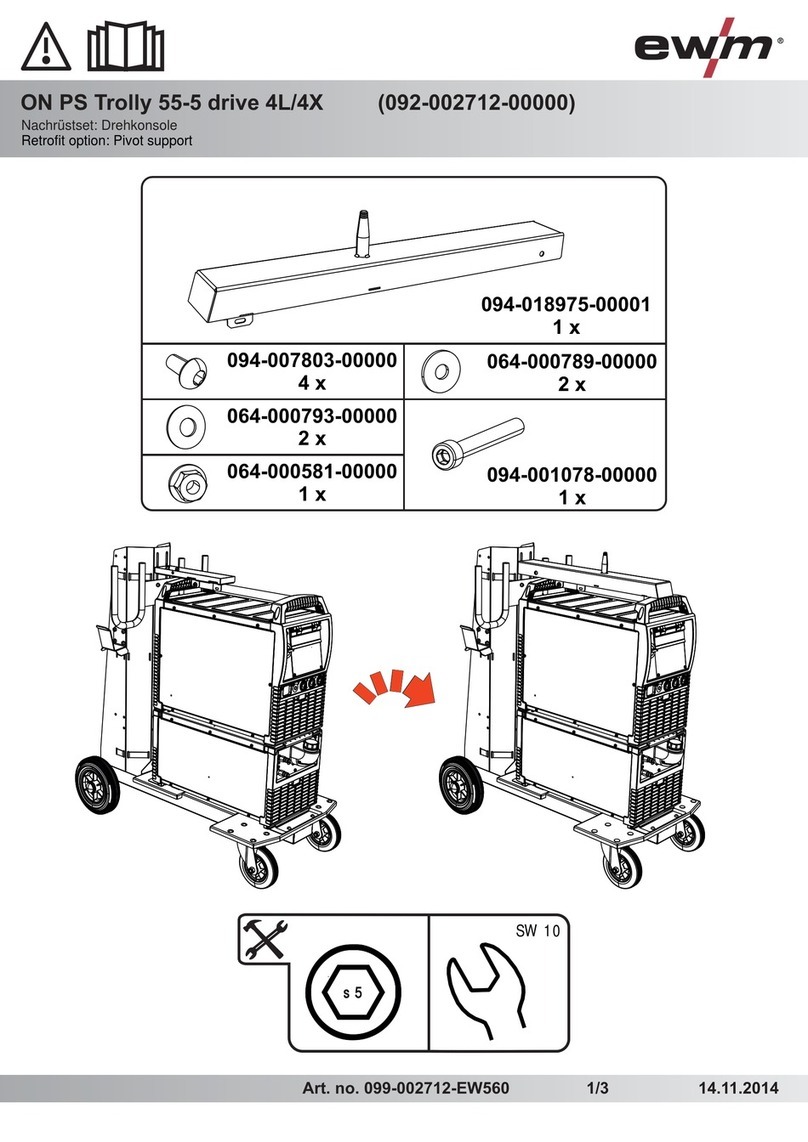 EWM ON PS Trolly 55-5 drive 4L/4X manual