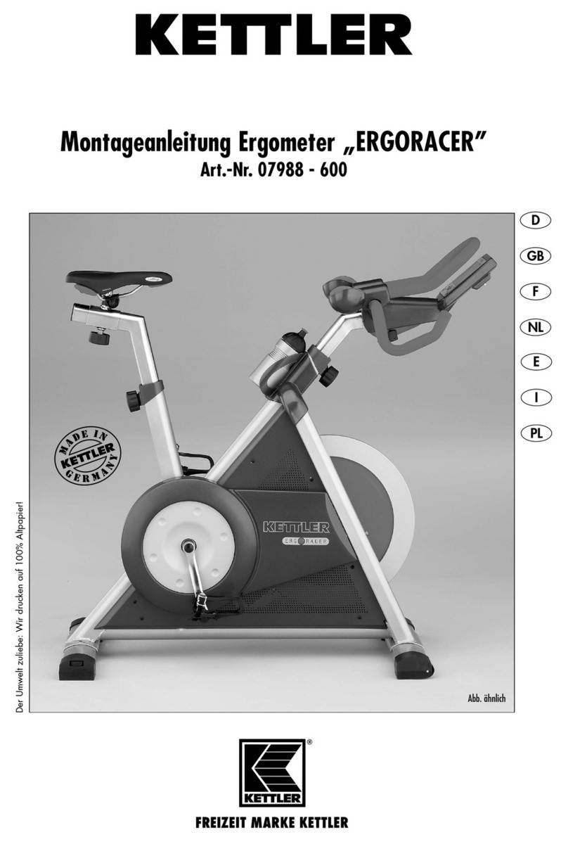 Kettler Ergoracer Assembly instructions