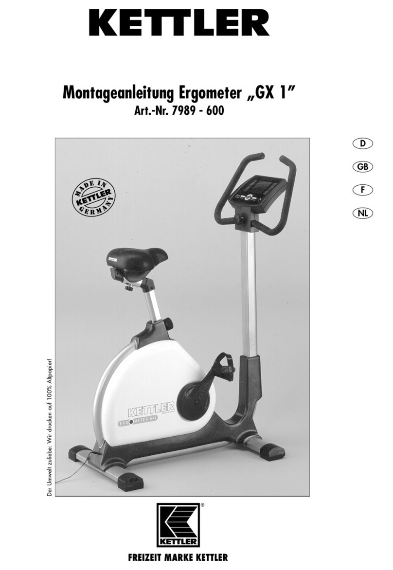Kettler GX 1 Assembly instructions
