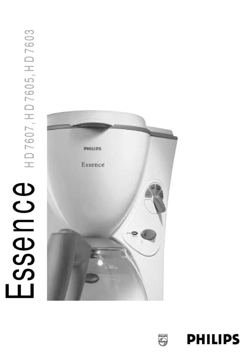 Philips Essence HD 7607 manual