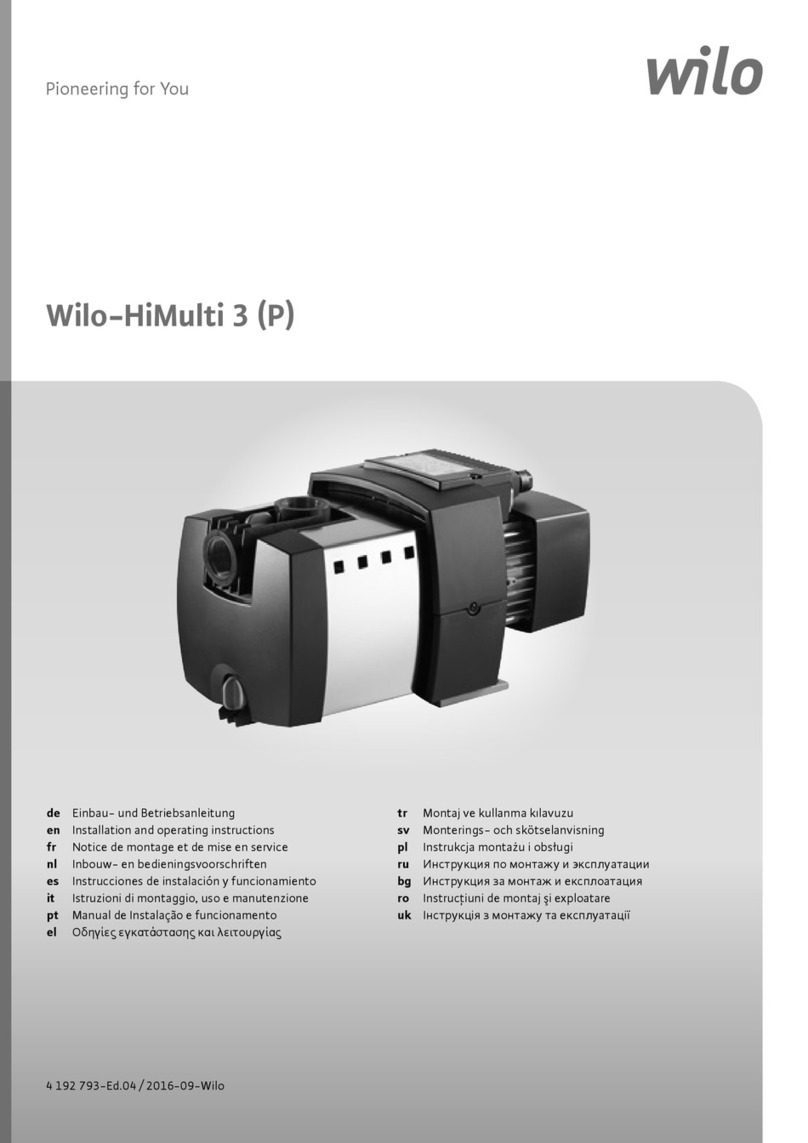 Wilo HiMulti 3 User manual