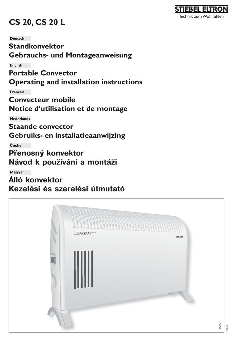 STIEBEL ELTRON CS 20 User manual