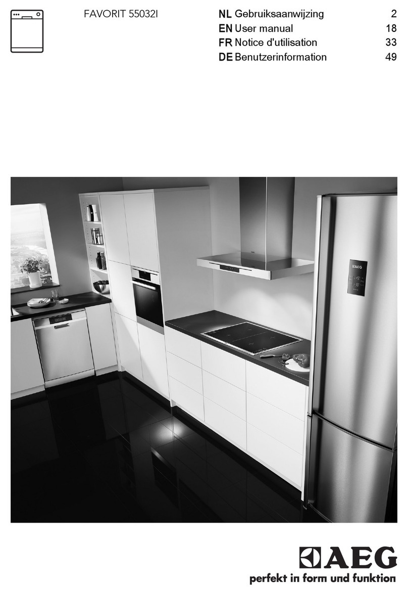 AEG FAVORIT 55032I user manual