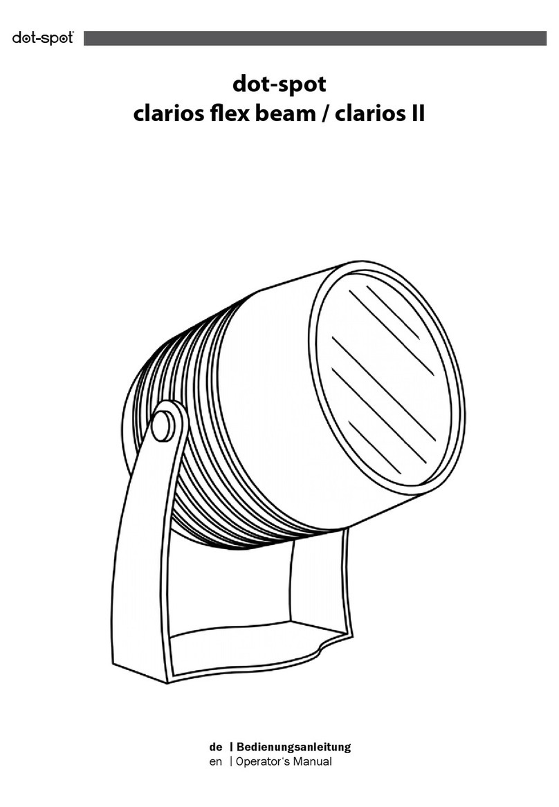 Dot-Spot clarios flex beam Operator's manual