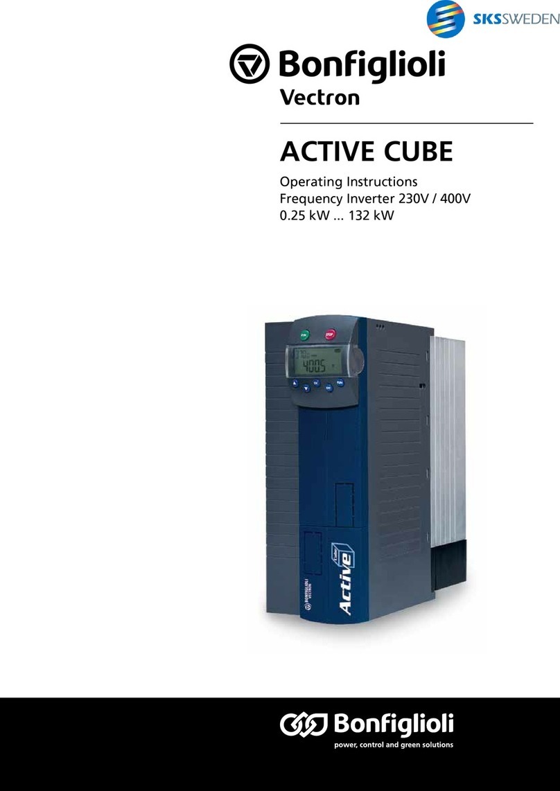 SKS Sweden Bonfiglioli Vectron ACTIVE CUBE ACU 201... operating instructions
