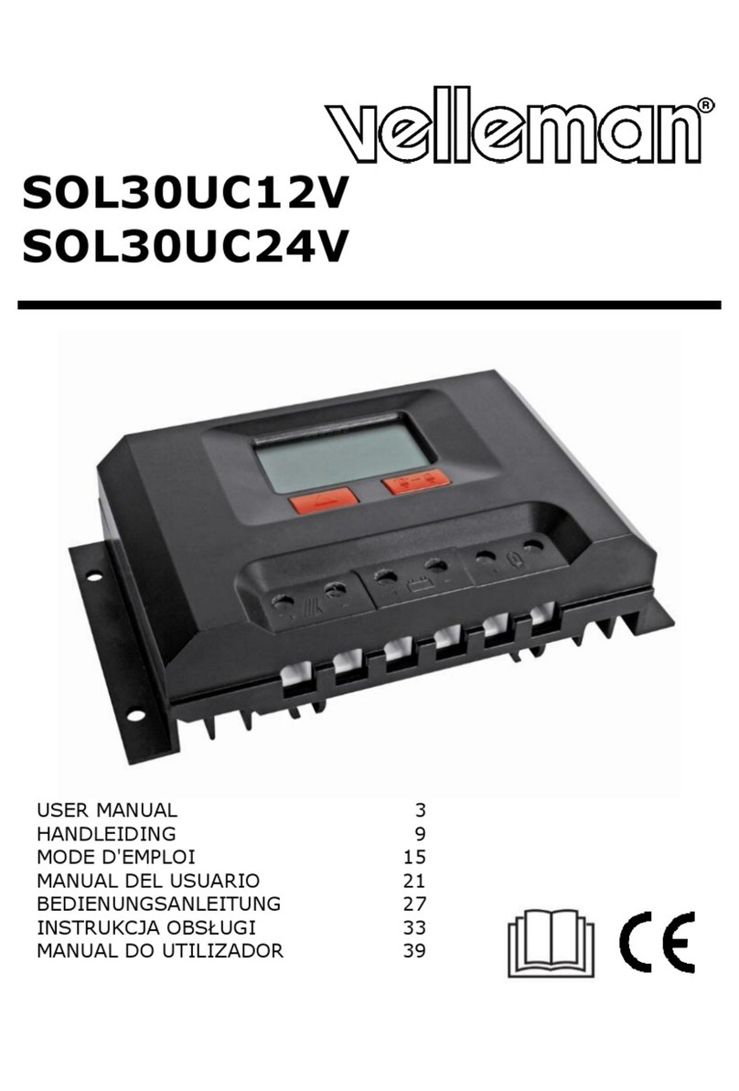 Velleman SOL30UC12V User manual