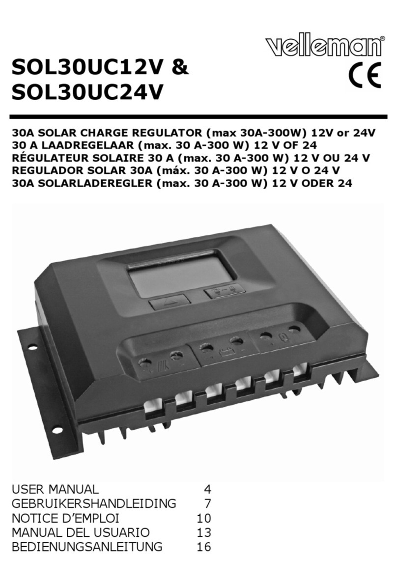 Velleman SOL30UC12V user manual