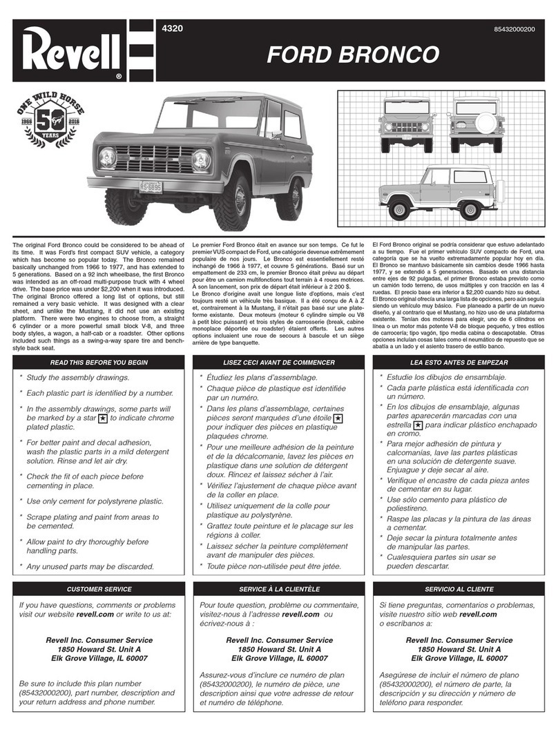 REVELL 4320 User manual