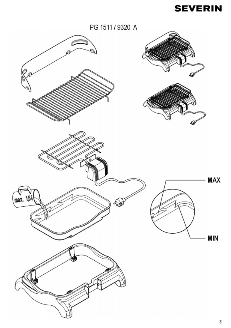 SEVERIN PG 1511 quick start guide