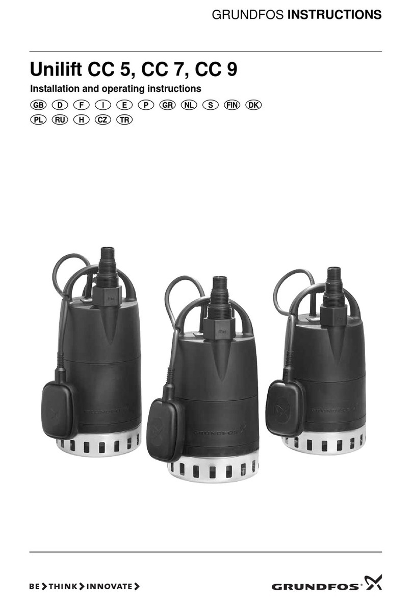Grundfos Unilift CC 5 User manual Grundfos Unilift CC 5 User manual