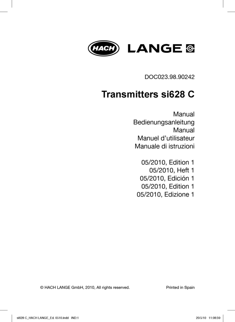 HACH LANGE si628 C manual