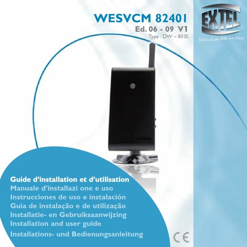 Extel WESVCM 82401 Installation and user guide
