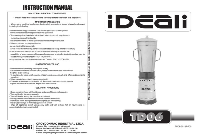 IDEALI TD06 User manual