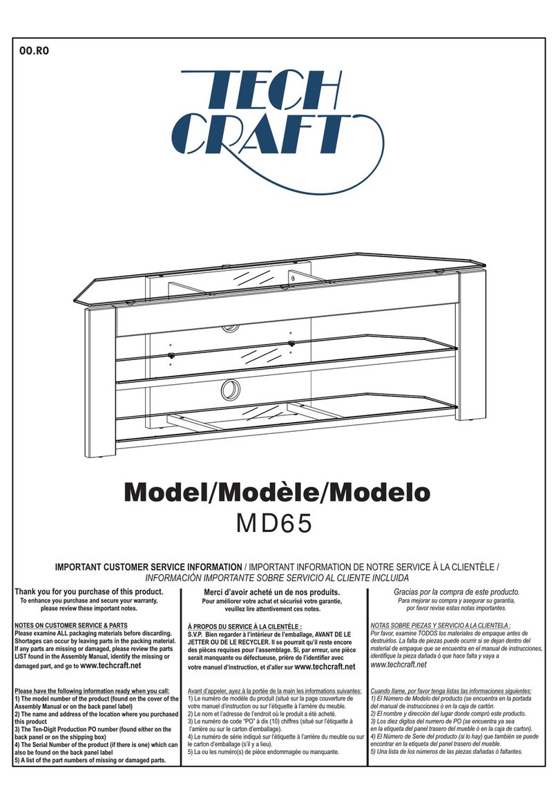 Tech Craft MD65 User manual Tech Craft MD65 User manual