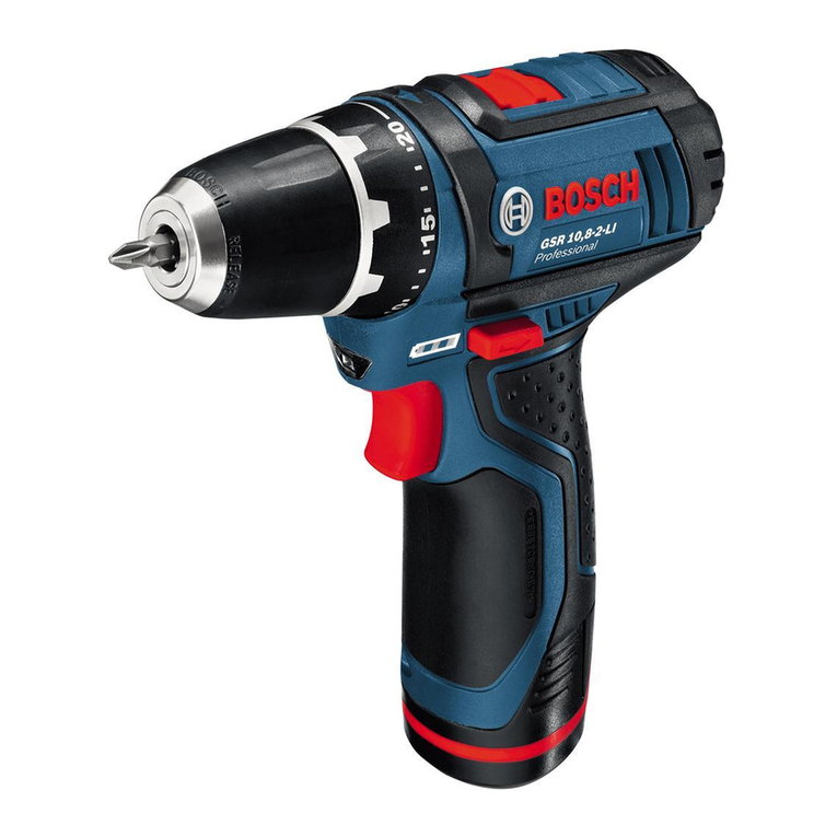 Bosch GSR 10,8-2-LI Professional User manual