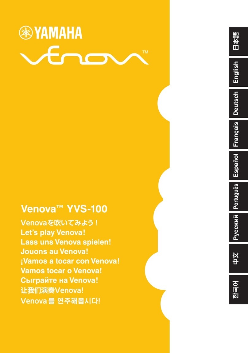 Yamaha Venova YVS-100 User manual