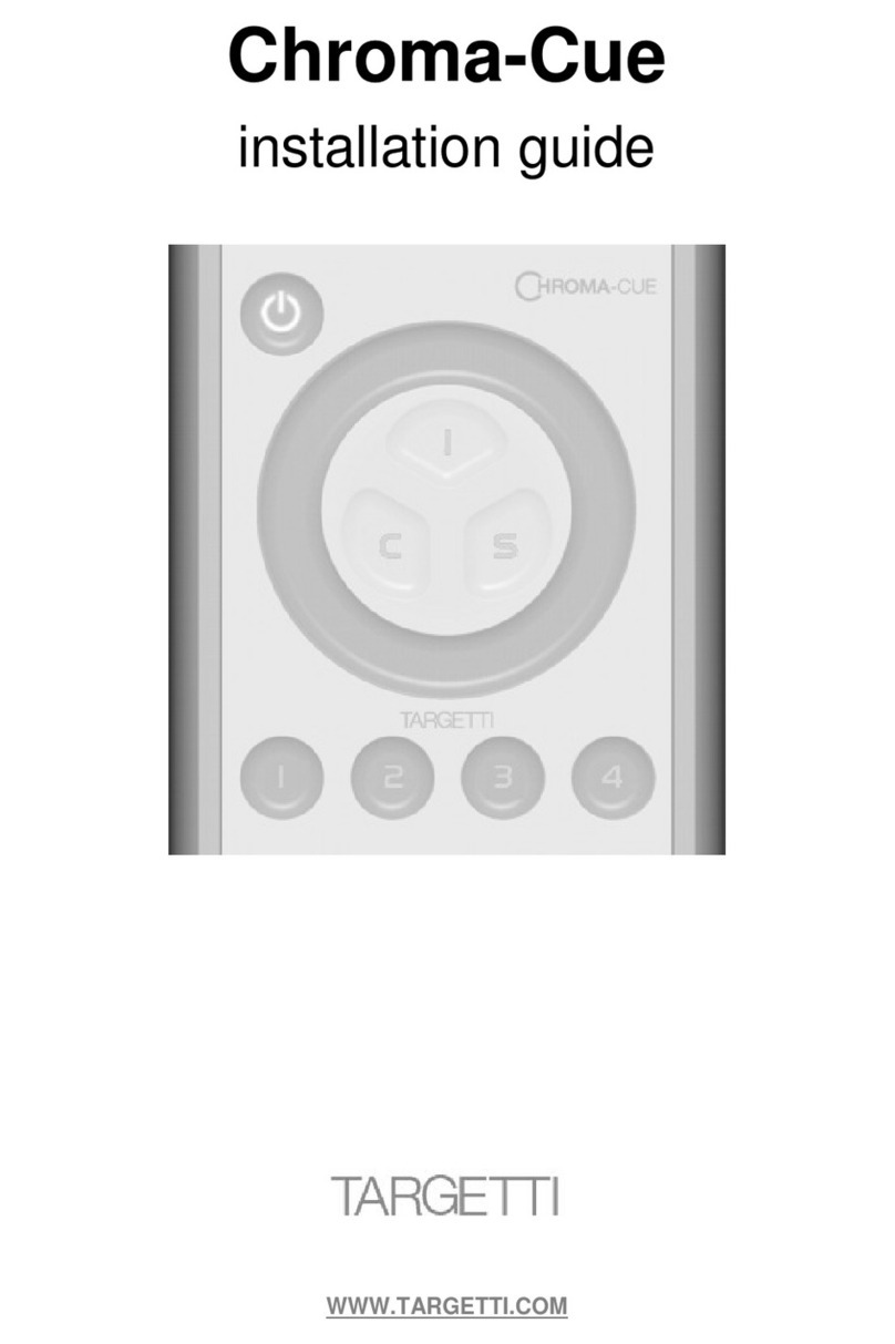 Targetti Chroma-Cue installation guide Targetti Chroma-Cue installation guide