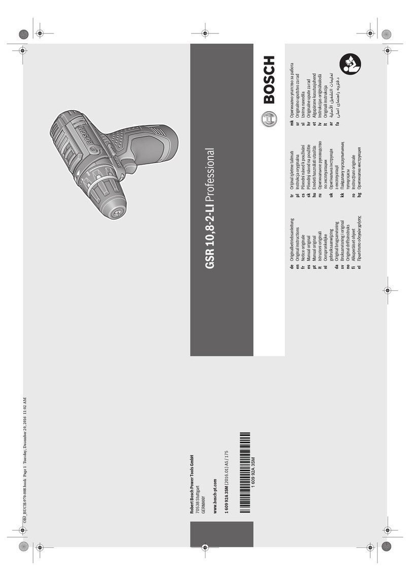 Bosch GSR 10,8-2-LI Professional User manual