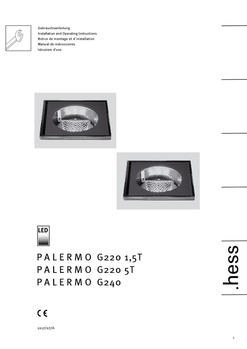 Hess PALERMO G220 1,5T User manual