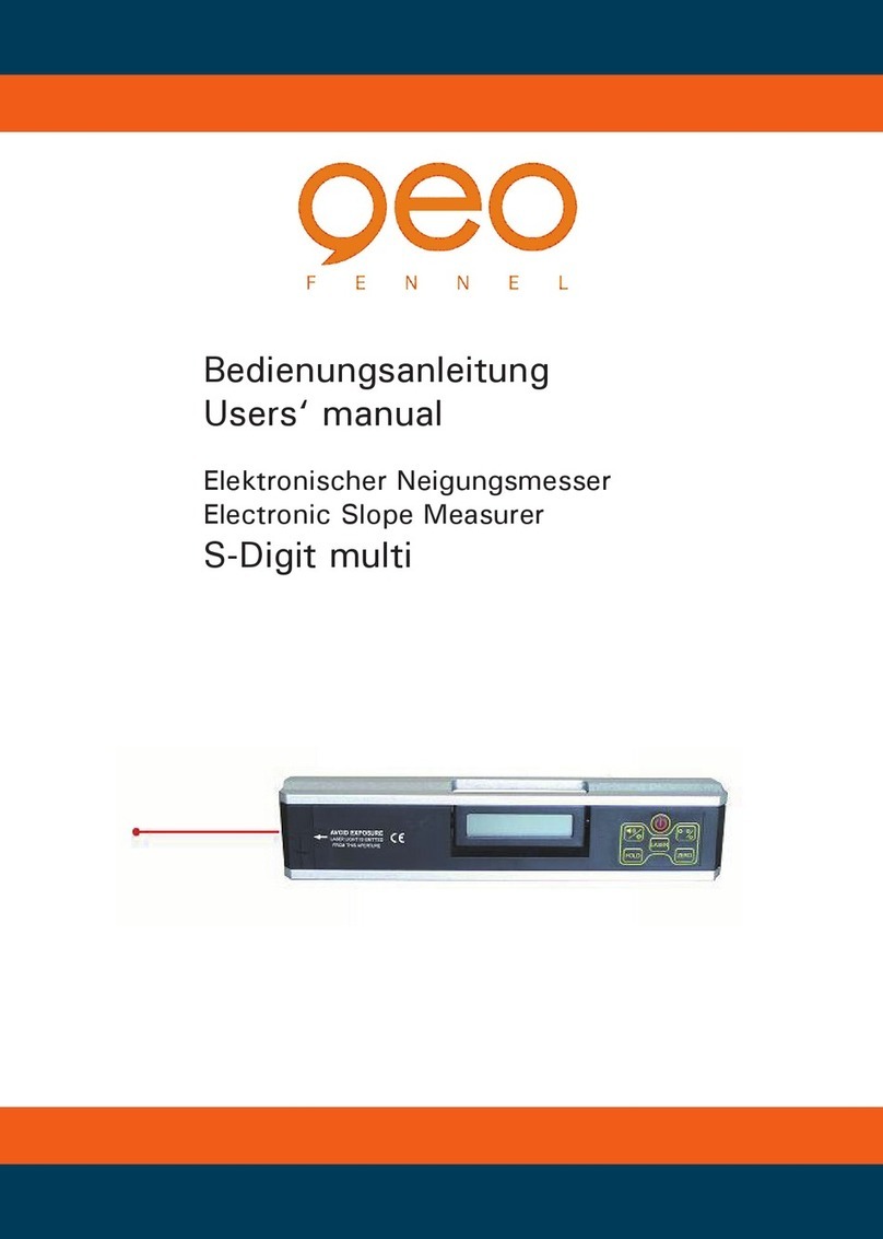 geo-FENNEL S-Digit multi user manual