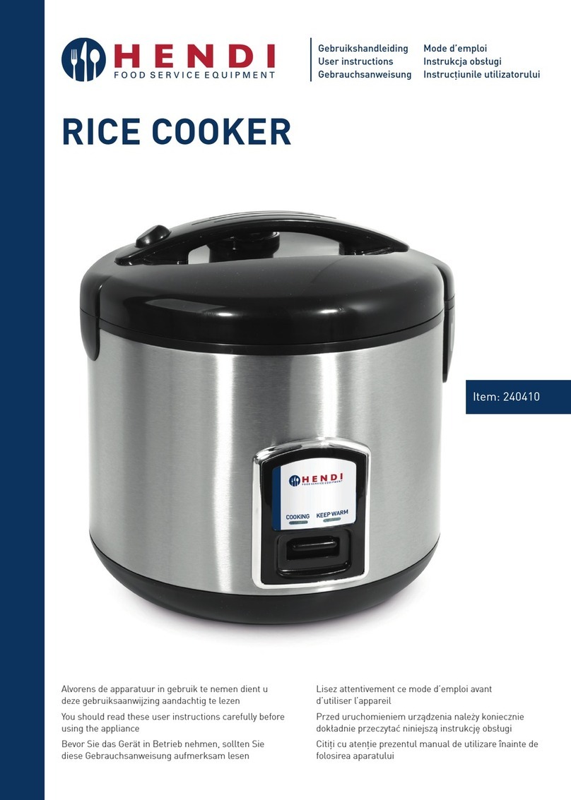 Hendi 240410 User manual