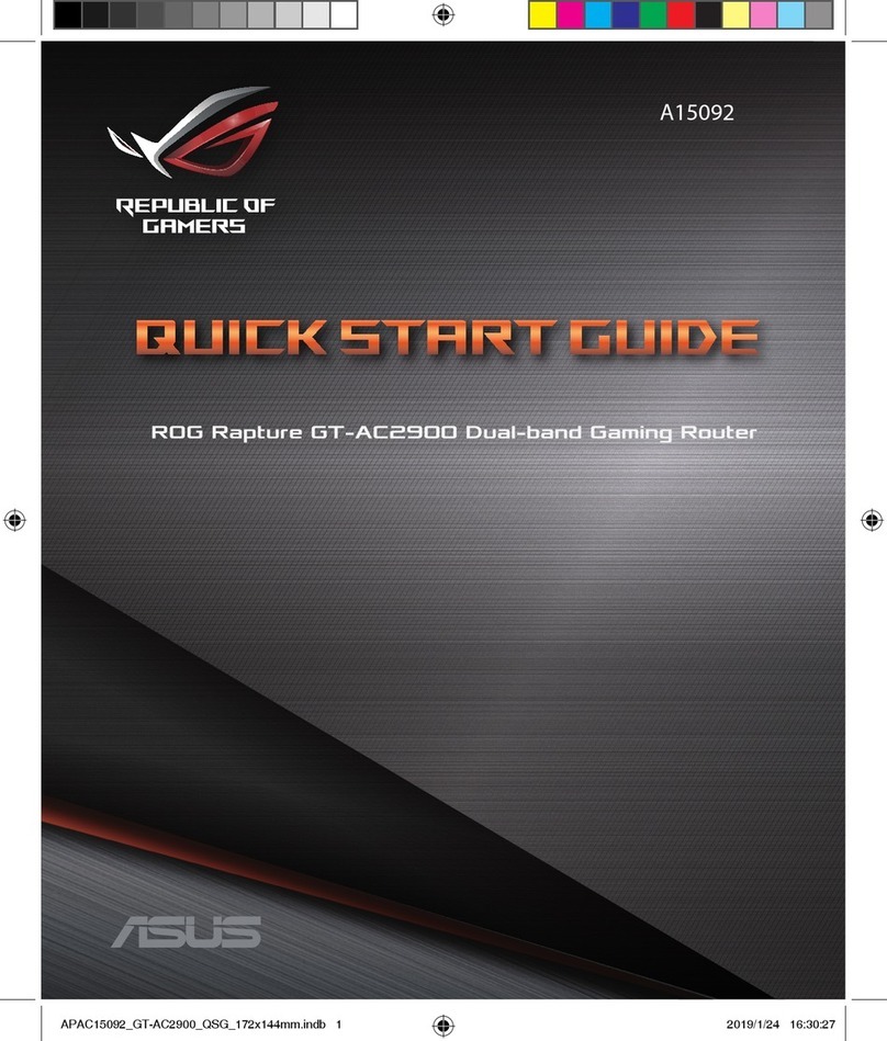 Asus ROG Rapture GT-AC2900 User manual