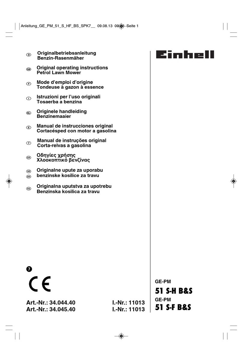 EINHELL GE-PM 51S-H B&S User manual