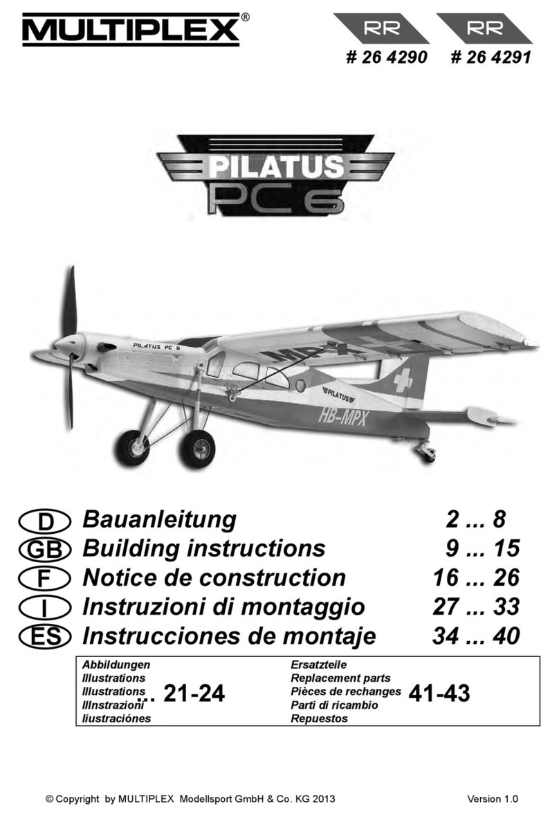 Multiplex Pilatus PC-6 Turbo Porter Instruction Manual