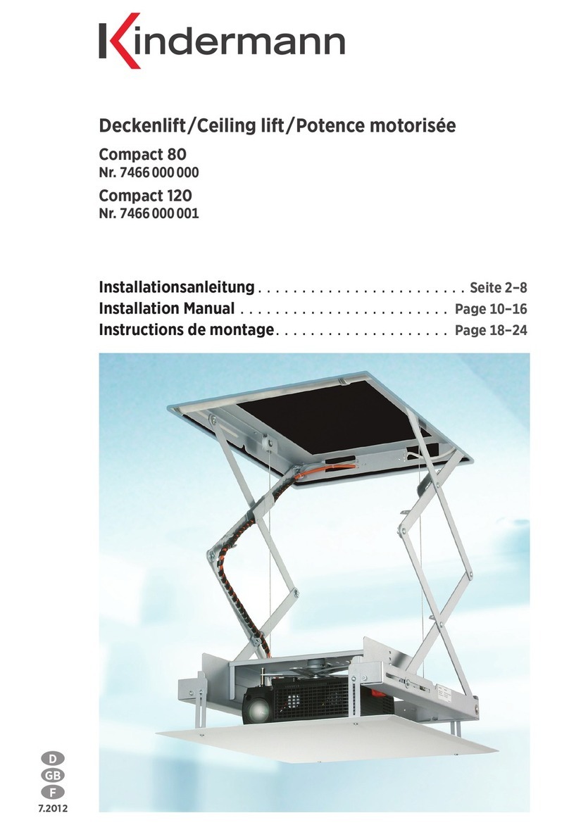 Kindermann Compact 120 installation manual