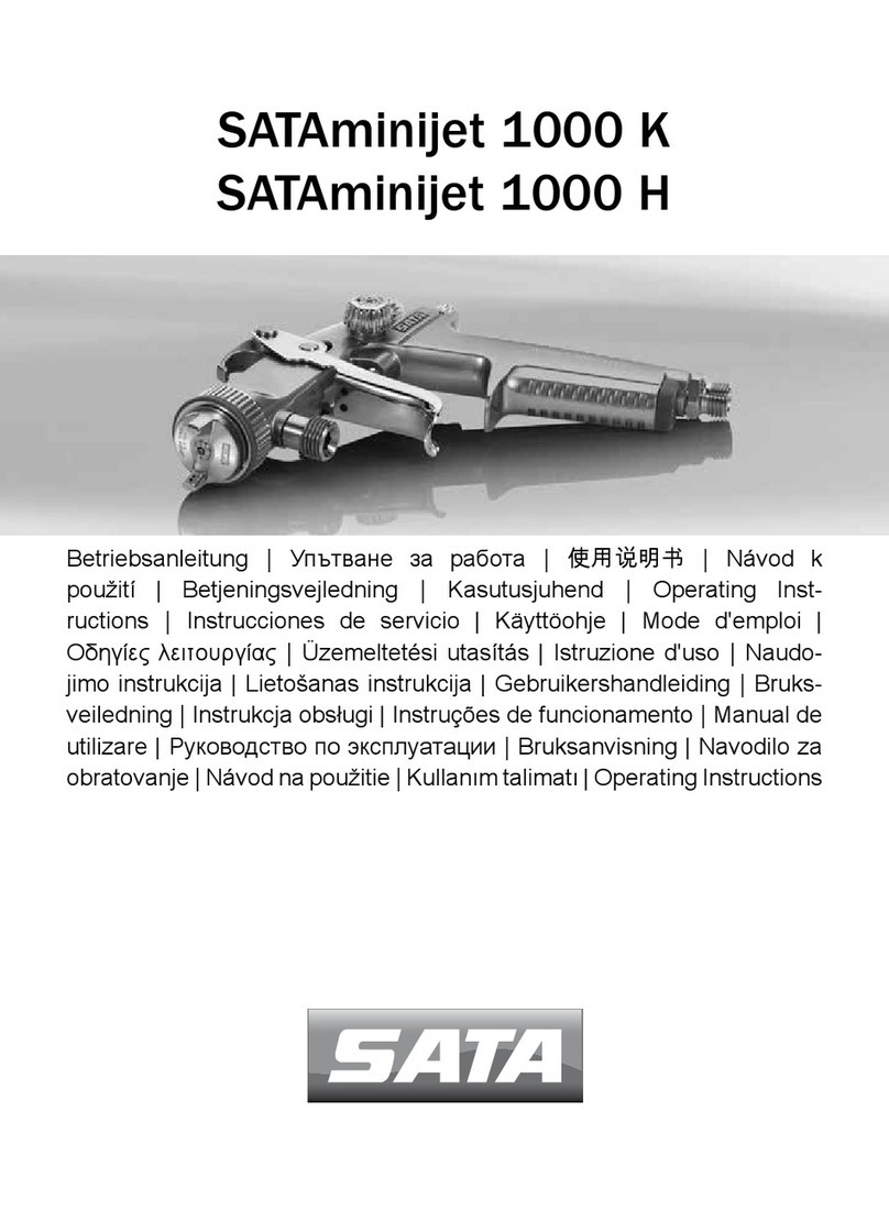SATA SATAjet 1000 K HVLP operating instructions