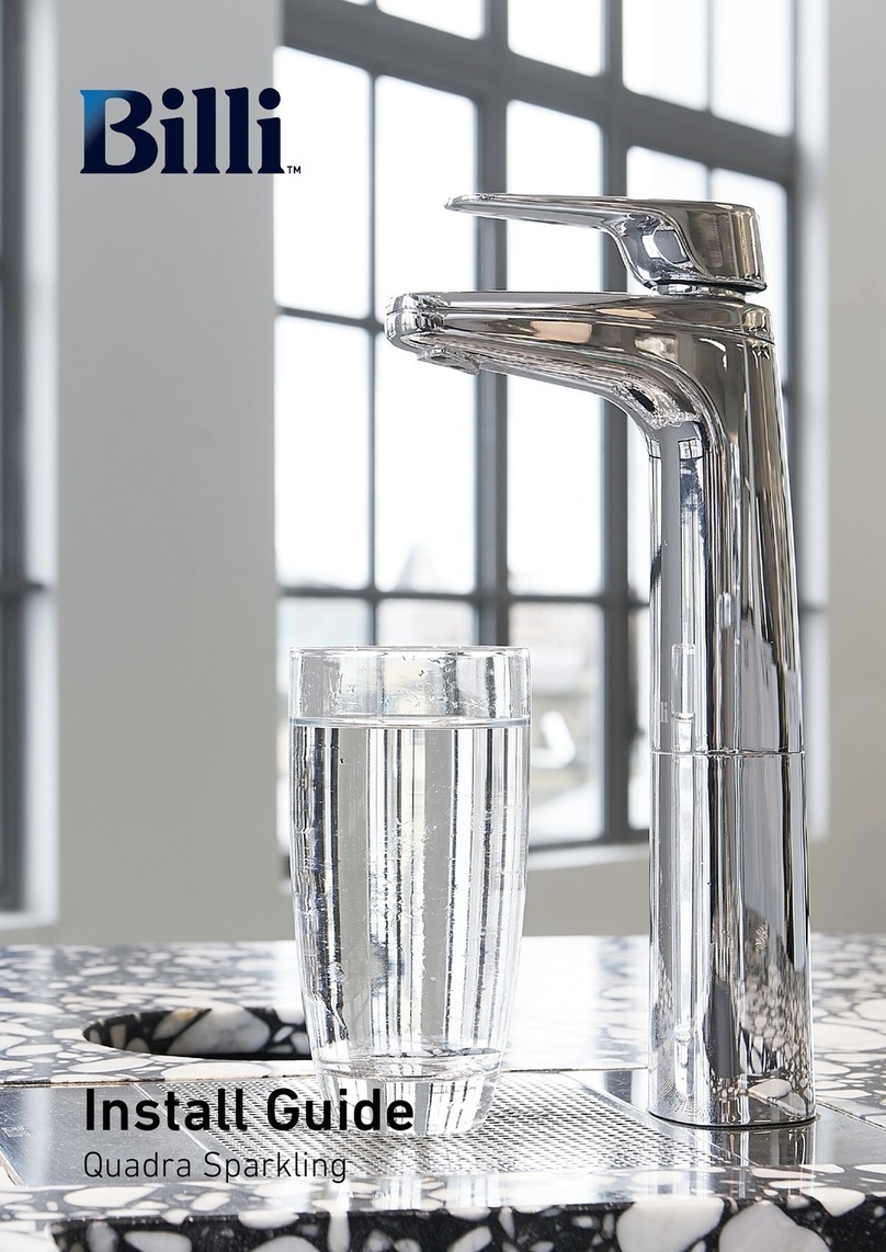 Billi Quadra Sparkling install guide