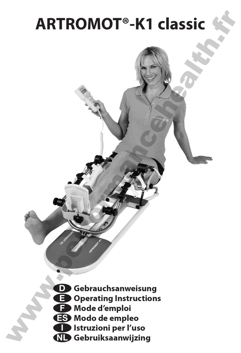 Ormed ARTROMOT-K1 classic operating instructions