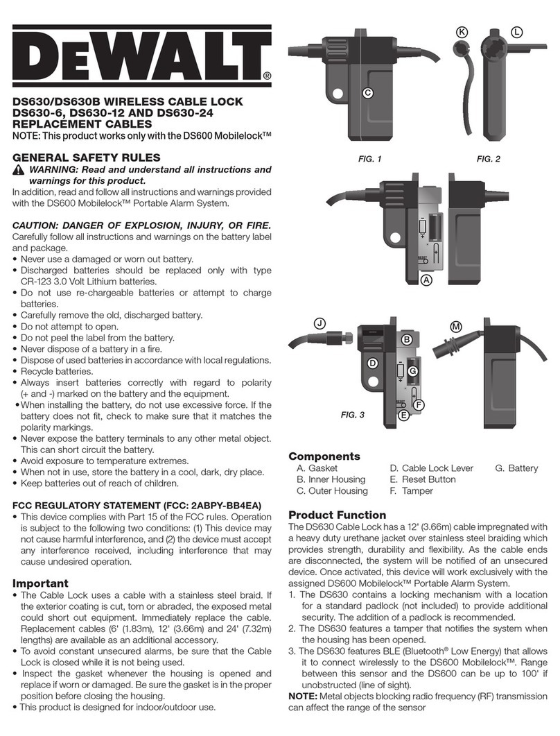 DeWalt DS630 instruction manual