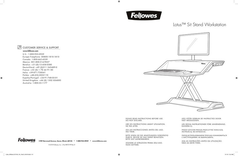 Fellowes Lotus Series instructions