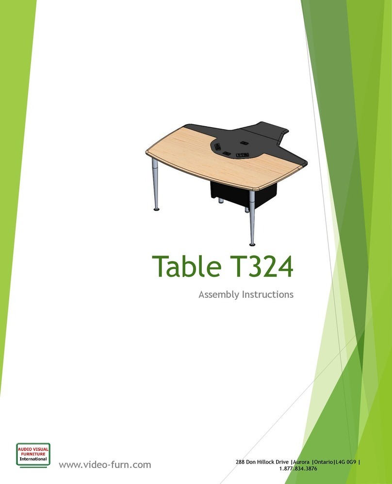 Audio Visual Furniture T324 User manual