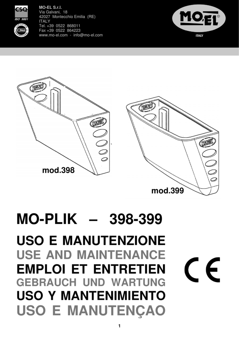 MO-EL MO-PLIK 398 User guide
