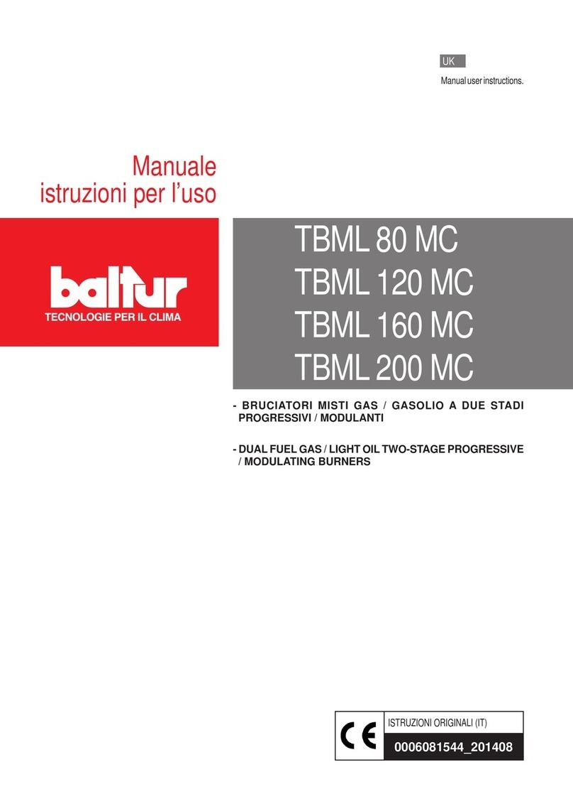 baltur TBML 80 MC User instructions