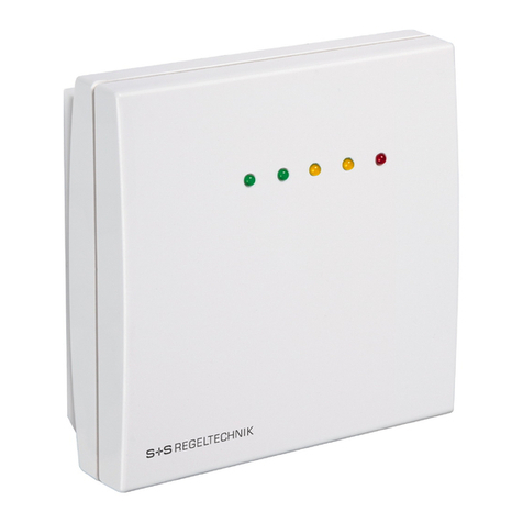 S+S Regeltechnik AERASGARD RCO2-W-A Operating Instructions, Mounting & Installation