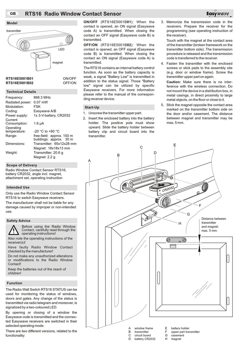 Eldat RTS16 quick start guide Eldat RTS16 quick start guide