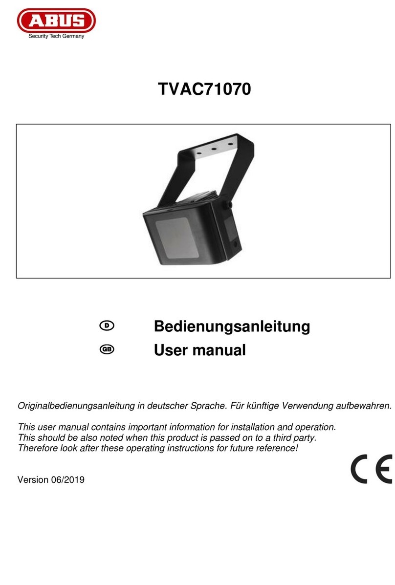 Abus TVAC71070 User manual
