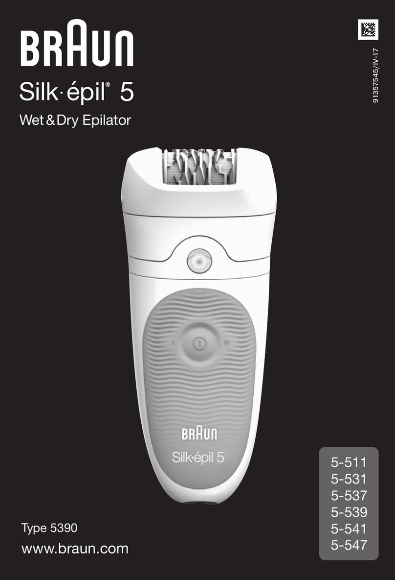 Braun Silk-epil 5-511 User manual