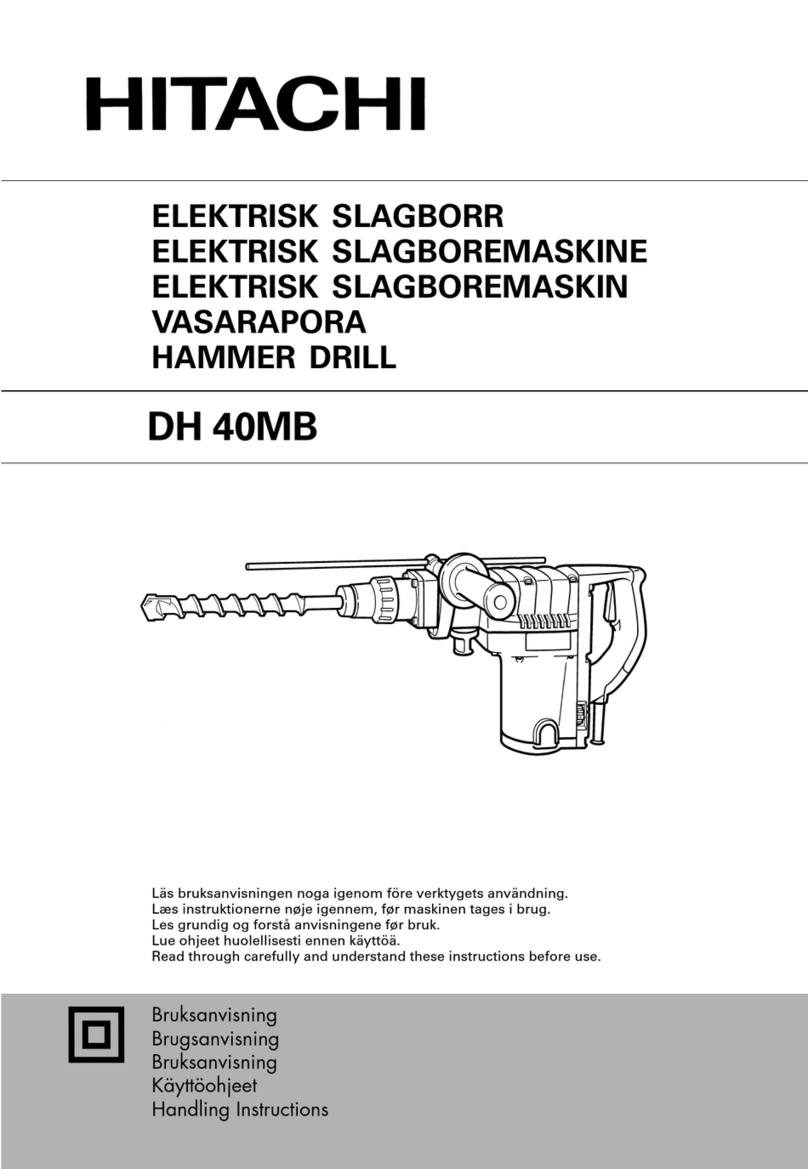 Hitachi DH40MB User manual