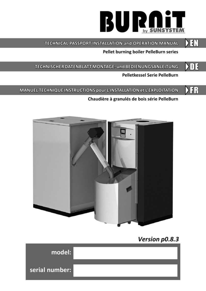 Sunsystem Burnit PelleBurn Series Owner's manual