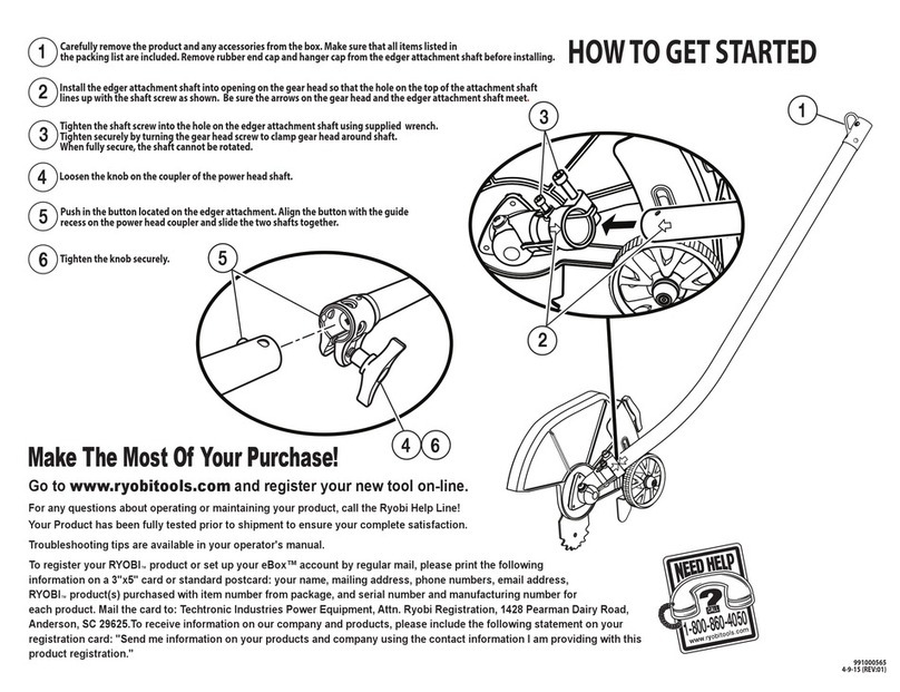 Ryobi Expand-It RYEDG11 How to get started