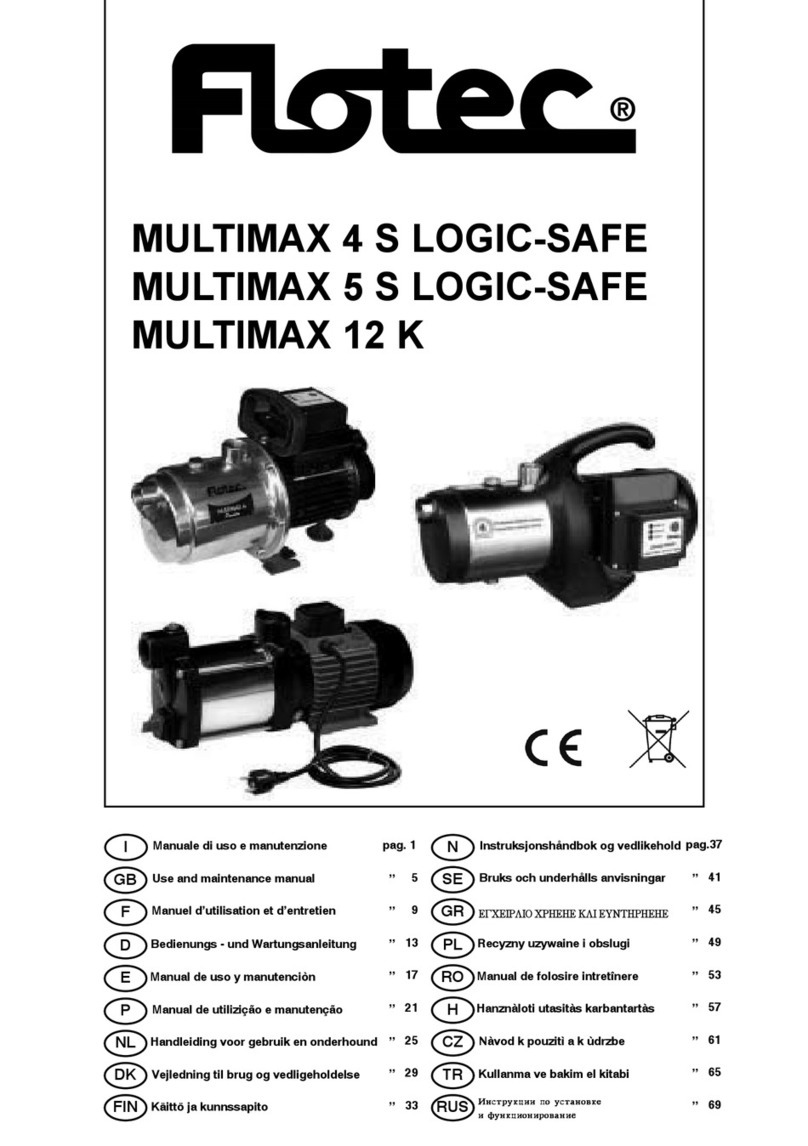 Flotec MULTIMAX 4 S LOGIC-SAFE User manual