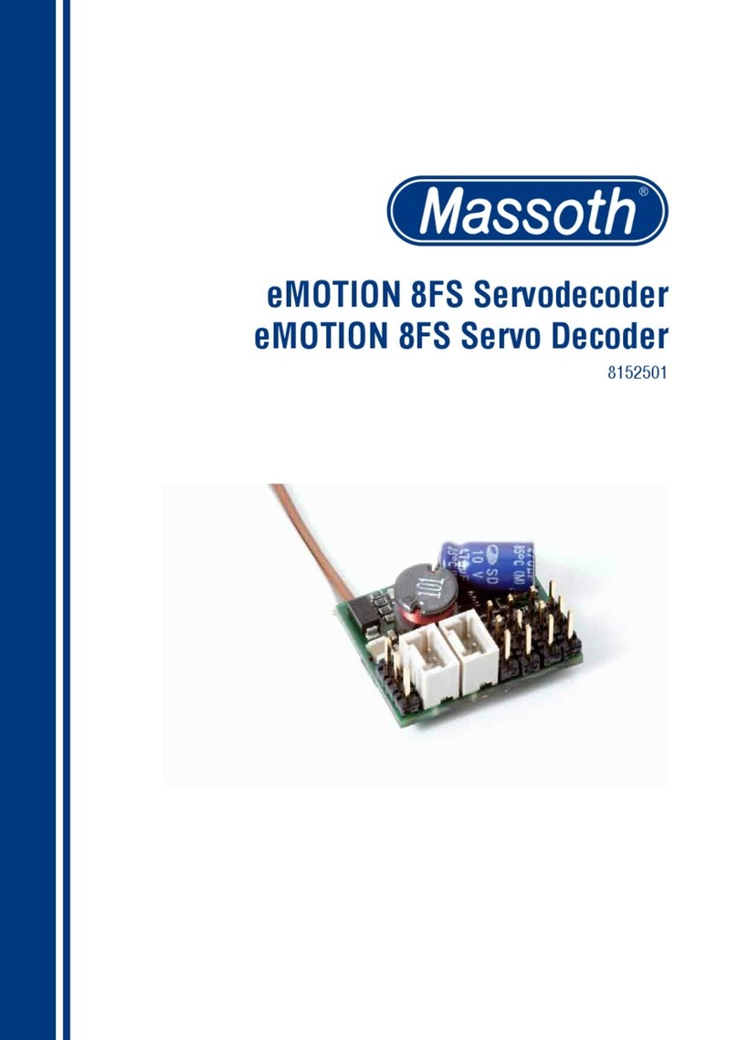 Massoth eMOTION 8FS User manual