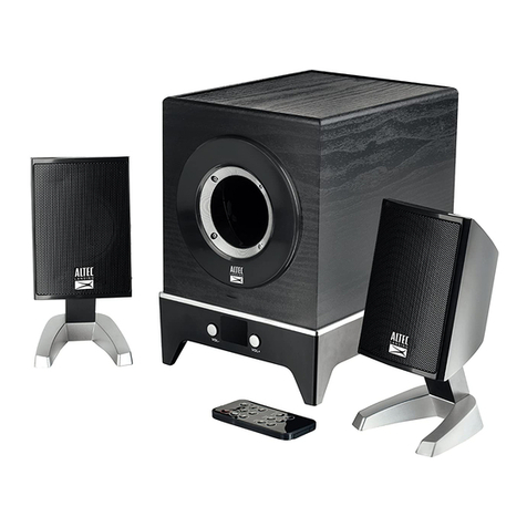 Altec Lansing AL-SND325F User manual Altec Lansing AL-SND325F User manual
