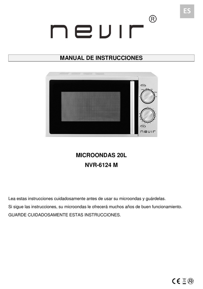 Nevir NVR-6124 M instruction manual