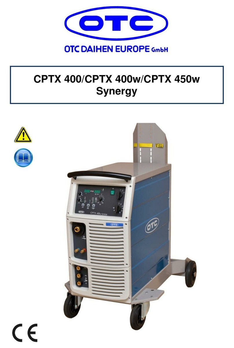 OTC Synergy CPTX 400 operating instructions