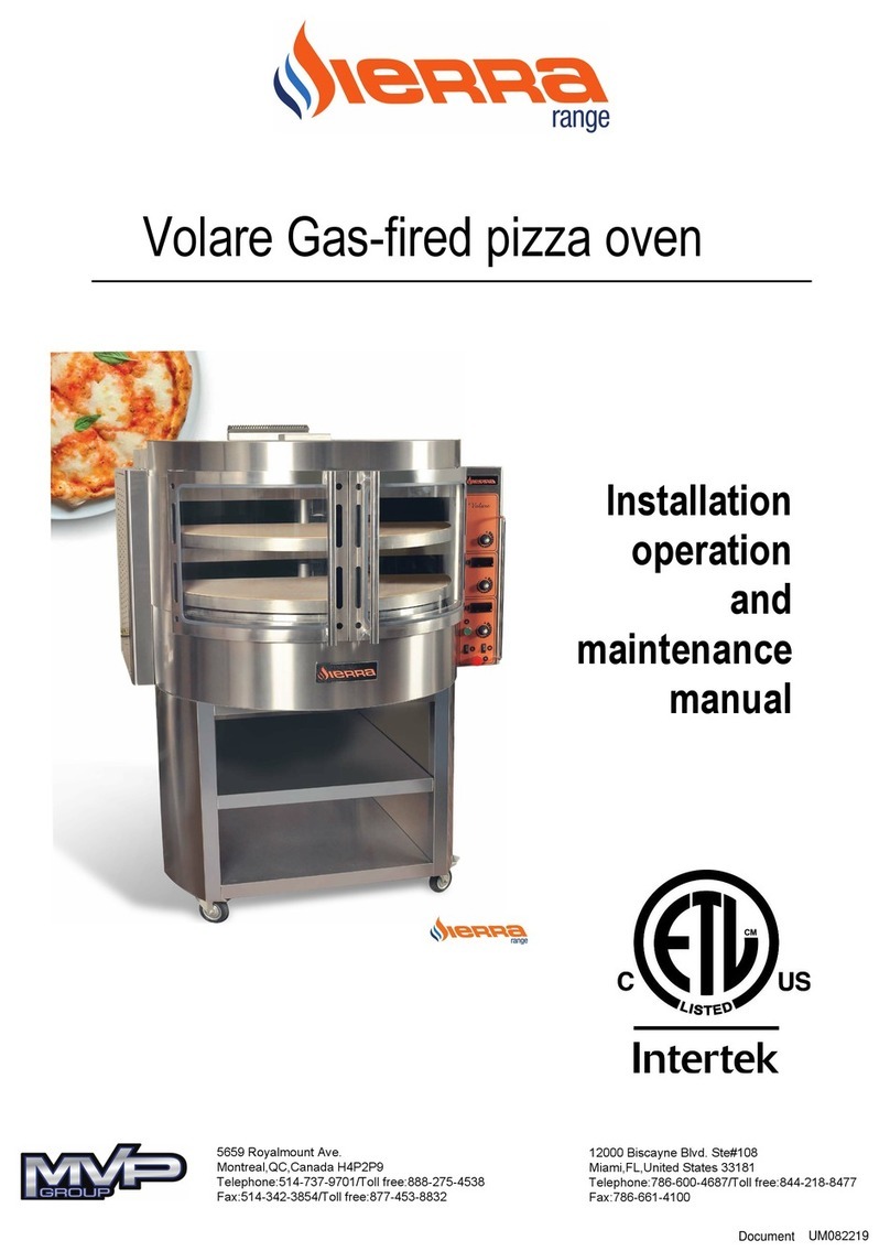 Sierra Volare Installation, operation and maintenance manual